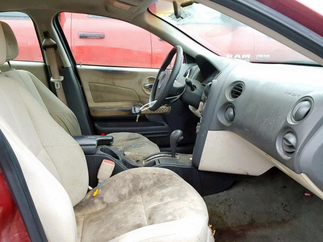 2G2WP522841348824 - 2004 PONTIAC GRAND PRIX MAROON photo 5