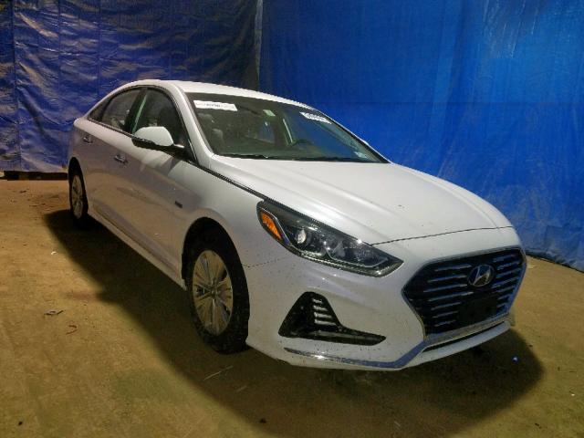 KMHE24L34KA091652 - 2019 HYUNDAI SONATA HYB WHITE photo 1