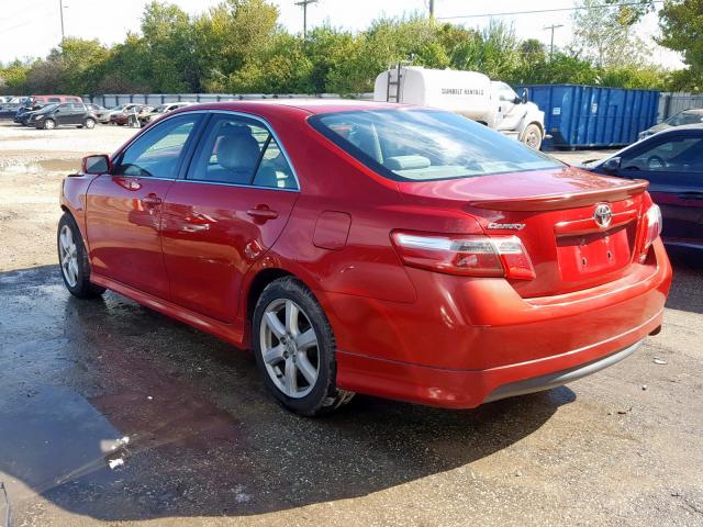 4T1BE46KX7U096308 - 2007 TOYOTA CAMRY NEW BURGUNDY photo 3