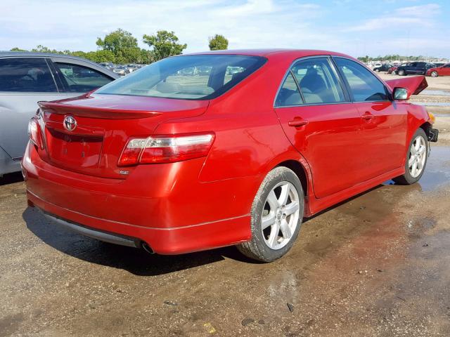 4T1BE46KX7U096308 - 2007 TOYOTA CAMRY NEW BURGUNDY photo 4