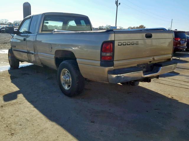 3B7KC23612M259687 - 2002 DODGE RAM 2500 GOLD photo 3