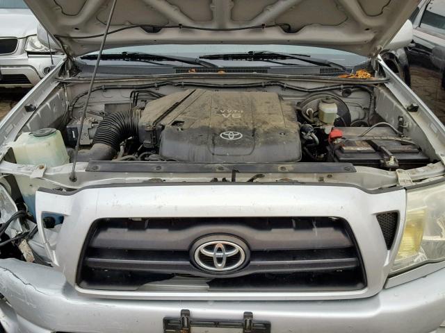 5TETU62N07Z398480 - 2007 TOYOTA TACOMA PRE SILVER photo 7