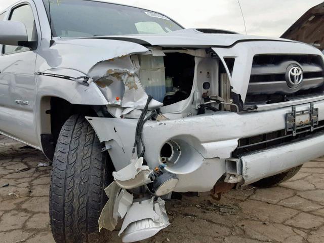 5TETU62N07Z398480 - 2007 TOYOTA TACOMA PRE SILVER photo 9