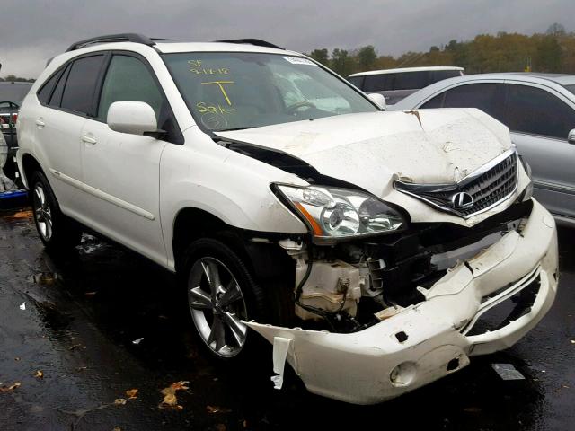 JTJHW31UX72007957 - 2007 LEXUS RX 400H WHITE photo 1