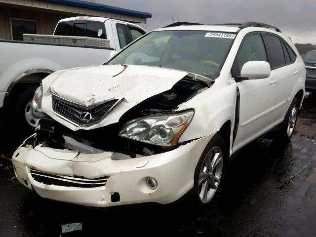 JTJHW31UX72007957 - 2007 LEXUS RX 400H WHITE photo 2