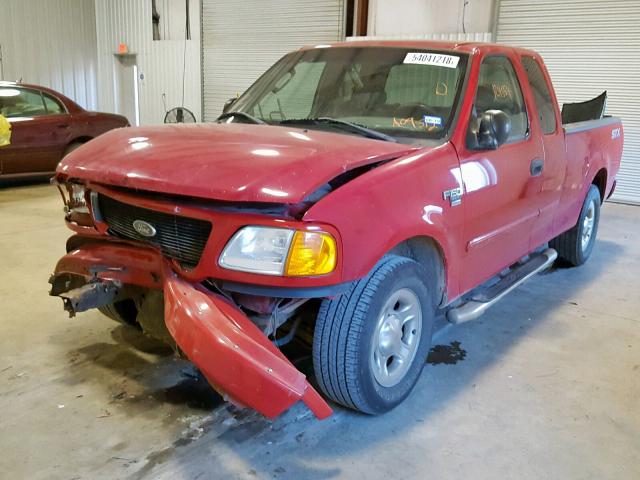 2FTRX17W24CA09512 - 2004 FORD F-150 HERI RED photo 2