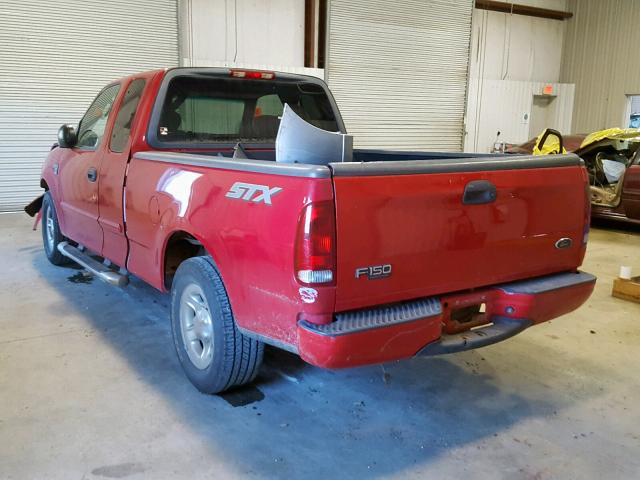 2FTRX17W24CA09512 - 2004 FORD F-150 HERI RED photo 3