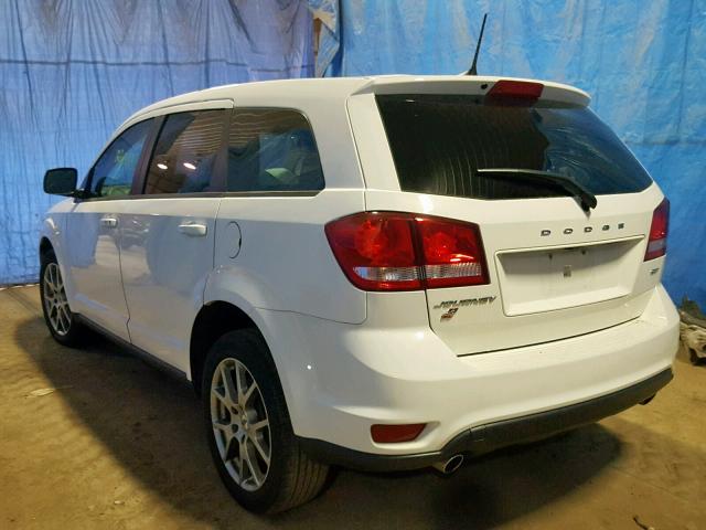 3C4PDDEG2KT701824 - 2019 DODGE JOURNEY GT WHITE photo 3