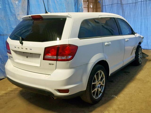 3C4PDDEG2KT701824 - 2019 DODGE JOURNEY GT WHITE photo 4