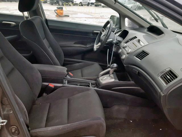 2HGFA1F64BH531517 - 2011 HONDA CIVIC LX-S SILVER photo 5