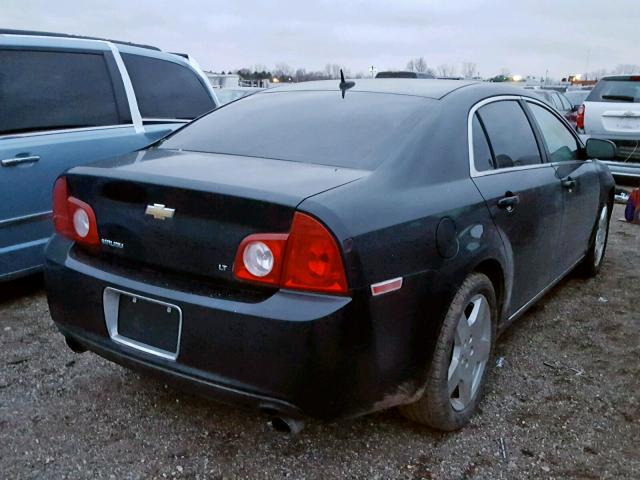 1G1ZJ57769F198610 - 2009 CHEVROLET MALIBU 2LT BLACK photo 4