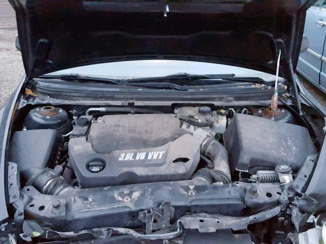 1G1ZJ57769F198610 - 2009 CHEVROLET MALIBU 2LT BLACK photo 7