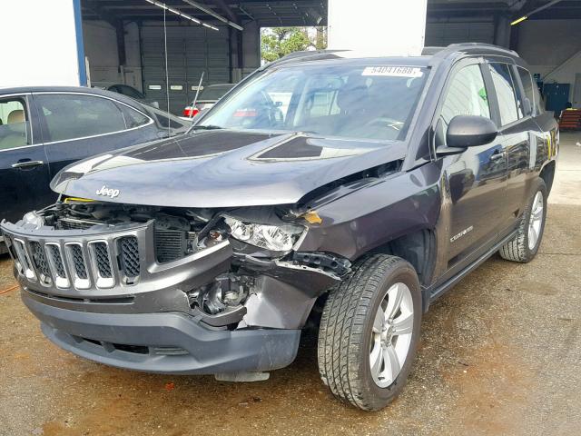 1C4NJCBB6ED857281 - 2014 JEEP COMPASS SP 灰色 照片 2