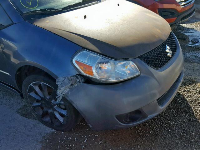 JS2YC414985102064 - 2008 SUZUKI SX4 GRAY photo 9