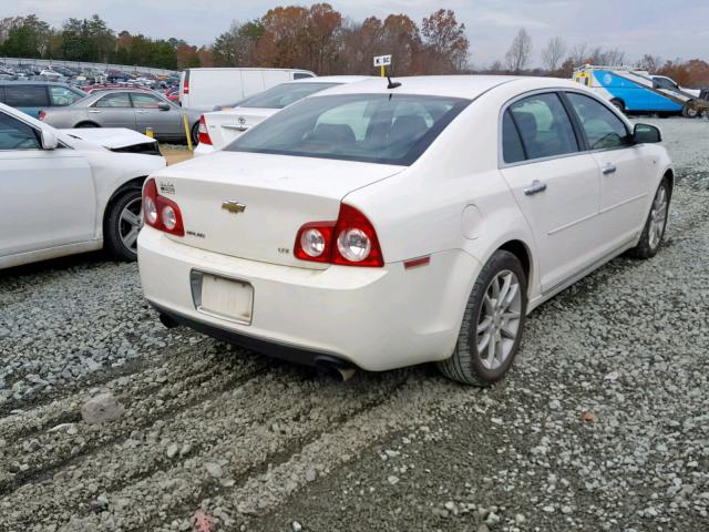 1G1ZK57788F157133 - 2008 CHEVROLET MALIBU LTZ WHITE photo 4