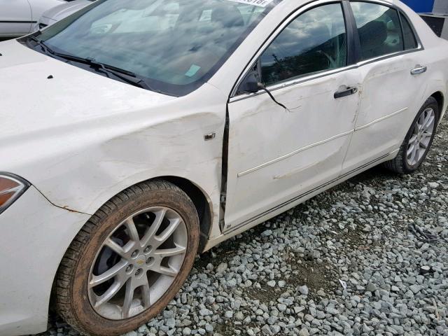 1G1ZK57788F157133 - 2008 CHEVROLET MALIBU LTZ WHITE photo 9