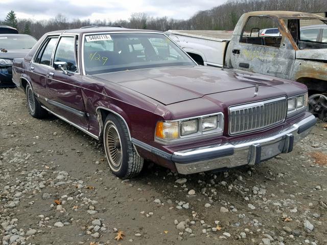 2MECM74F1LX626864 - 1990 MERCURY GRAND MARQ MAROON photo 1