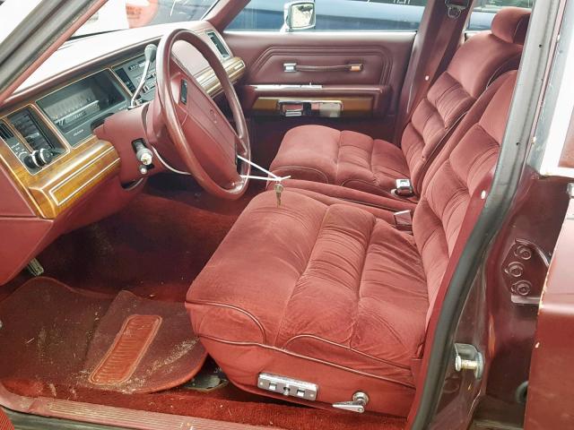 2MECM74F1LX626864 - 1990 MERCURY GRAND MARQ MAROON photo 5