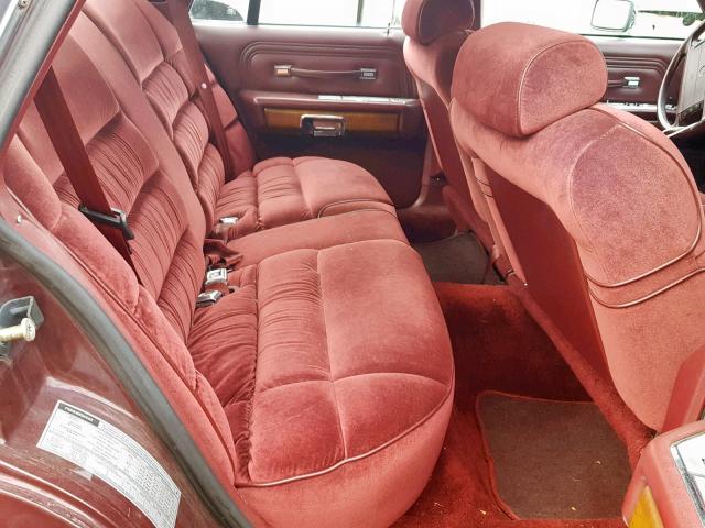 2MECM74F1LX626864 - 1990 MERCURY GRAND MARQ MAROON photo 6