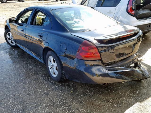 2G2WS522651212546 - 2005 PONTIAC GRAND PRIX BLACK photo 3