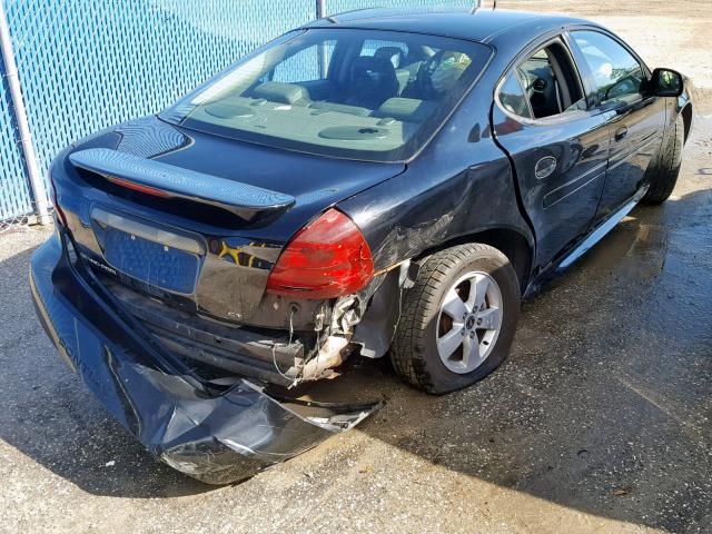 2G2WS522651212546 - 2005 PONTIAC GRAND PRIX BLACK photo 4