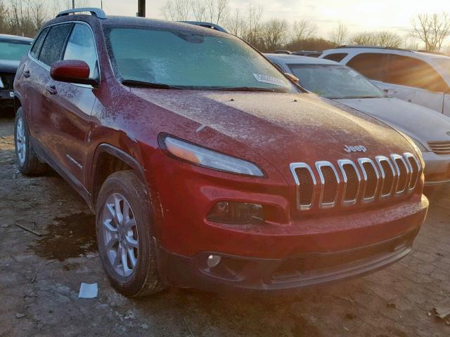 1C4PJMCS8HW509861 - 2017 JEEP CHEROKEE L BURGUNDY photo 1