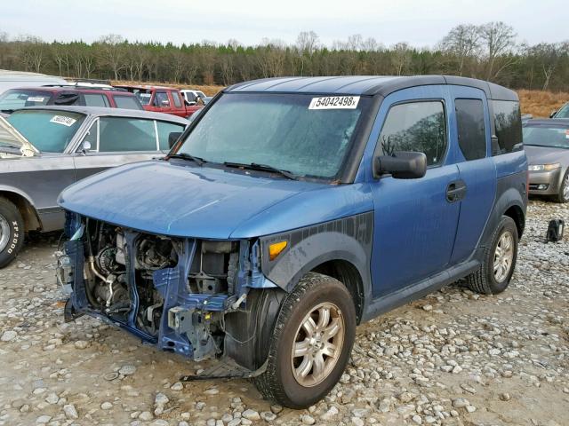 5J6YH18616L006532 - 2006 HONDA ELEMENT EX BLUE photo 2