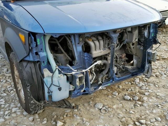 5J6YH18616L006532 - 2006 HONDA ELEMENT EX BLUE photo 9