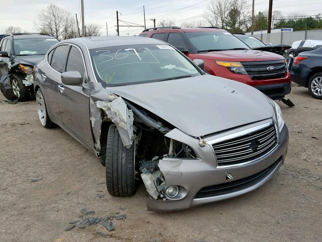 JN1AY1ARXBM570215 - 2011 INFINITI M56 X GRAY photo 1