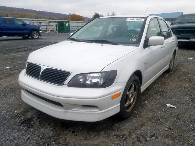 JA3AJ86E53U089854 - 2003 MITSUBISHI LANCER OZ WHITE photo 2