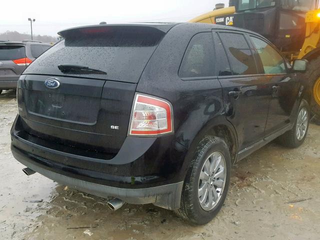 2FMDK38C17BA88184 - 2007 FORD EDGE SEL BLACK photo 4