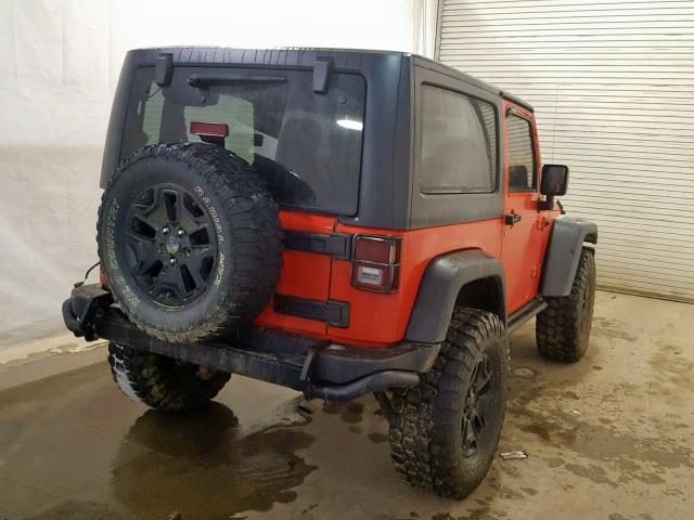 1C4AJWBG4DL588116 - 2013 JEEP WRANGLER S ORANGE photo 4