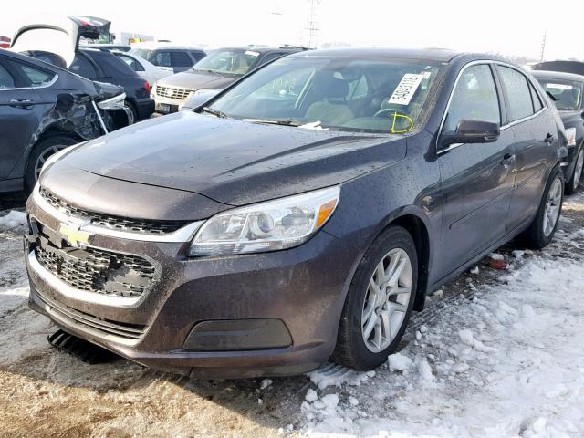1G11C5SL9FF145780 - 2015 CHEVROLET MALIBU 1LT 紫色 照片 2