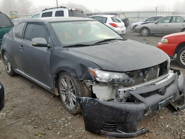 JTKJF5C76B3011779 - 2011 TOYOTA SCION TC BLACK photo 1