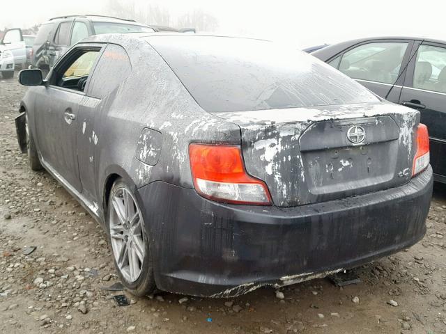 JTKJF5C76B3011779 - 2011 TOYOTA SCION TC BLACK photo 3