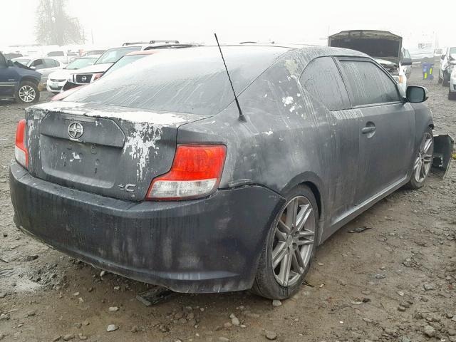 JTKJF5C76B3011779 - 2011 TOYOTA SCION TC BLACK photo 4