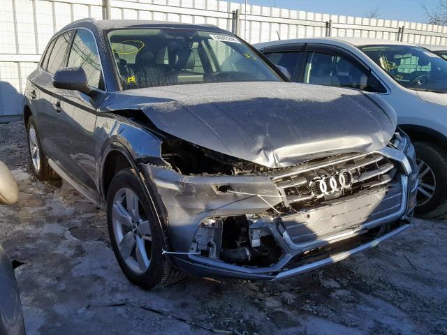 WA1CNAFY4J2156172 - 2018 AUDI Q5 PRESTIG GRAY photo 1