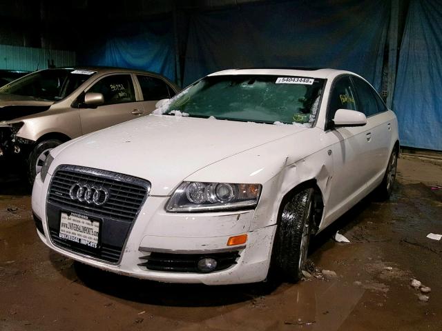 WAUDH74F16N167171 - 2006 AUDI A6 3.2 QUA WHITE photo 2