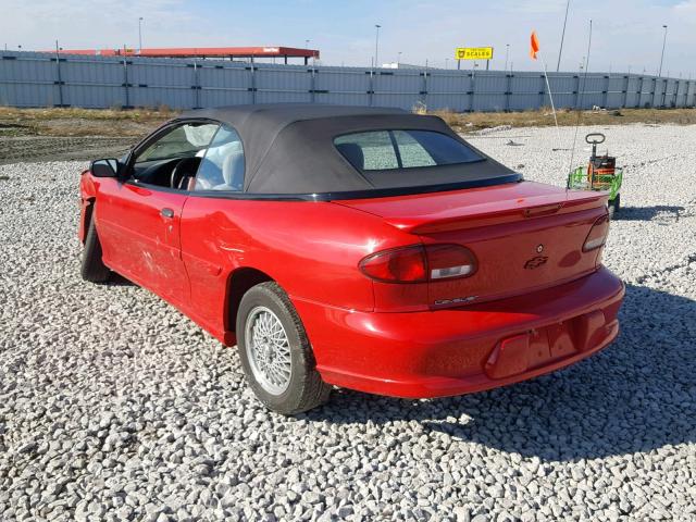 4G1JF32T5XB904427 - 1999 CHEVROLET CAVALIER Z RED photo 3