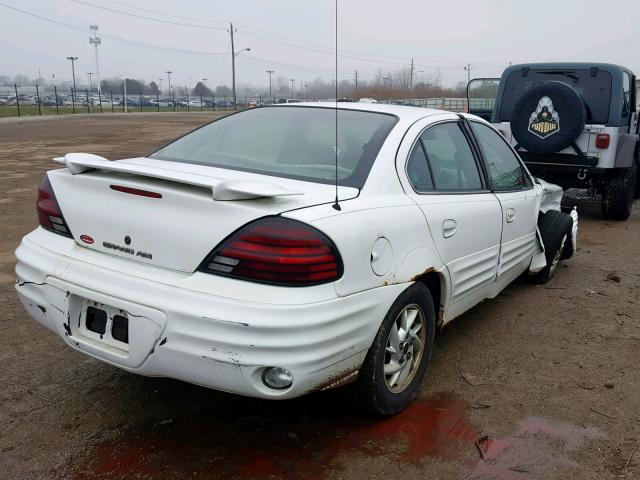 1G2NF52E72M637445 - 2002 PONTIAC GRAND AM S WHITE photo 4