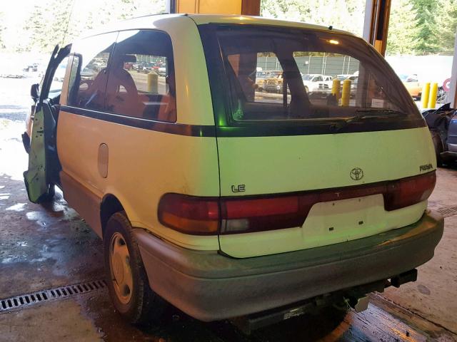 JT3AC22S9M0008503 - 1991 TOYOTA PREVIA LE WHITE photo 3