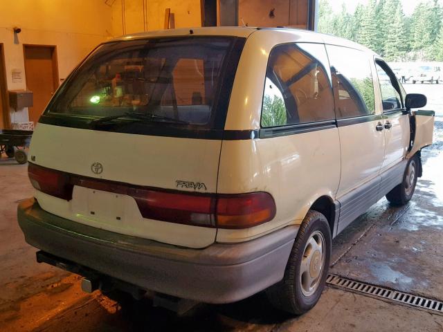 JT3AC22S9M0008503 - 1991 TOYOTA PREVIA LE WHITE photo 4