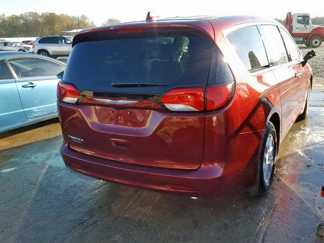 2C4RC1DG9HR519500 - 2017 CHRYSLER PACIFICA T BURGUNDY photo 4