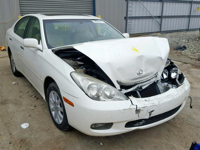 JTHBA30G540021497 - 2004 LEXUS ES 330 WHITE photo 1