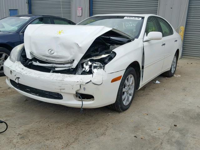 JTHBA30G540021497 - 2004 LEXUS ES 330 WHITE photo 2