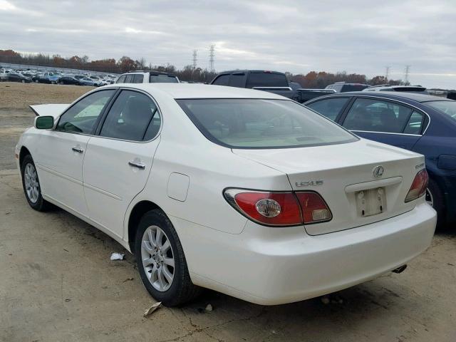 JTHBA30G540021497 - 2004 LEXUS ES 330 WHITE photo 3