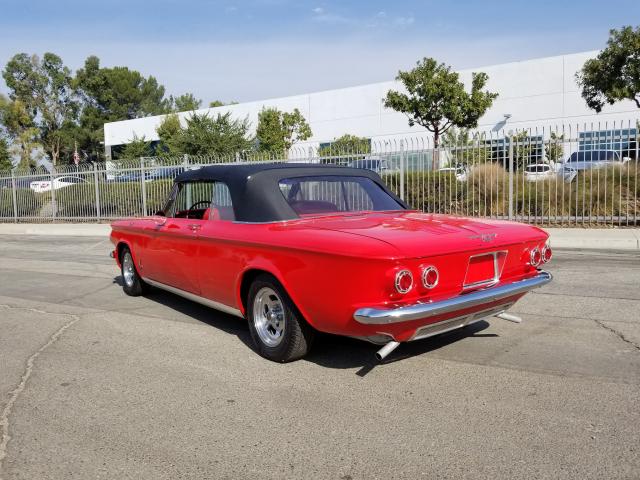 0000020967W226307 - 1962 CHEVROLET CORVAIR RED photo 5