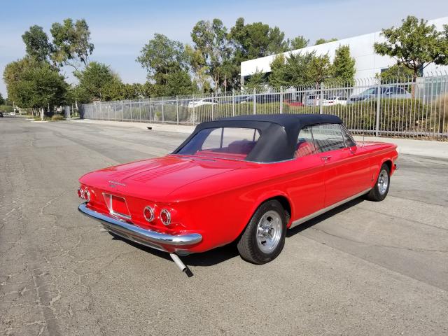 0000020967W226307 - 1962 CHEVROLET CORVAIR RED photo 6