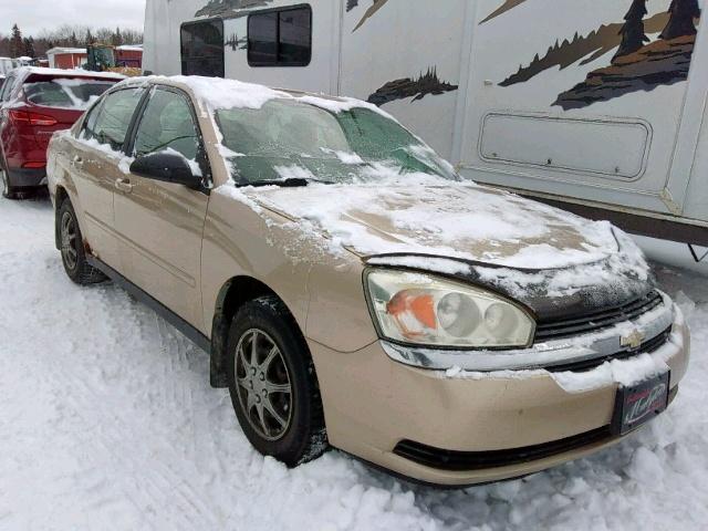 1G1ZT52885F303331 - 2005 CHEVROLET MALIBU LS 金色 照片 1