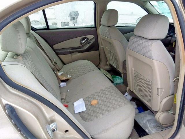 1G1ZT52885F303331 - 2005 CHEVROLET MALIBU LS 金色 照片 6